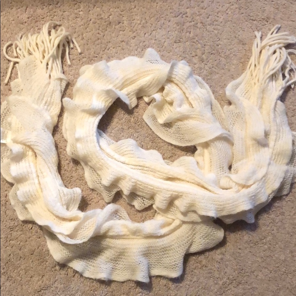 Cream scarf